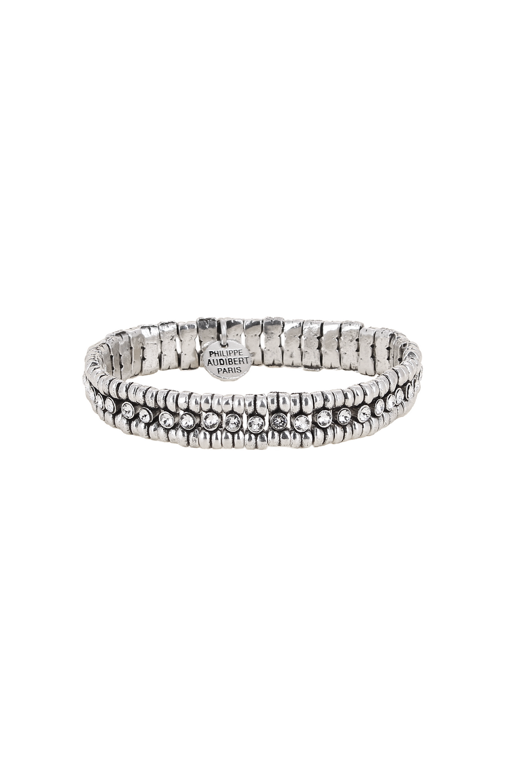 BRACELET GREAT AMELIA PERLÉ STRASS ÉLASTIQUE – Philippe Audibert