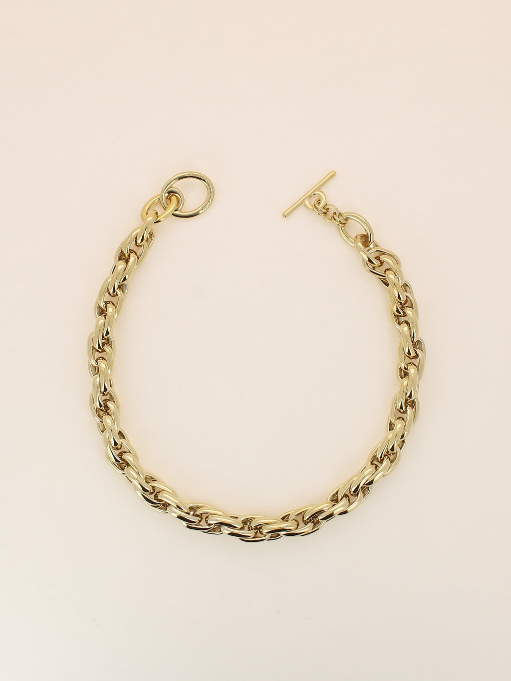 Collier Vintage Signé Philippe Audibert - Années 1980, Motif Fleurs Doré - Occasion